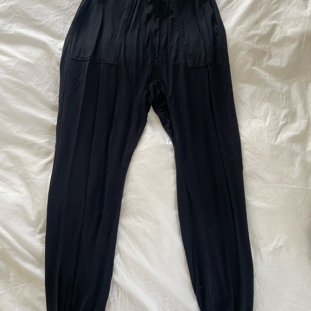 Lunya Black Pajama Joggers Soft Knit Intimates